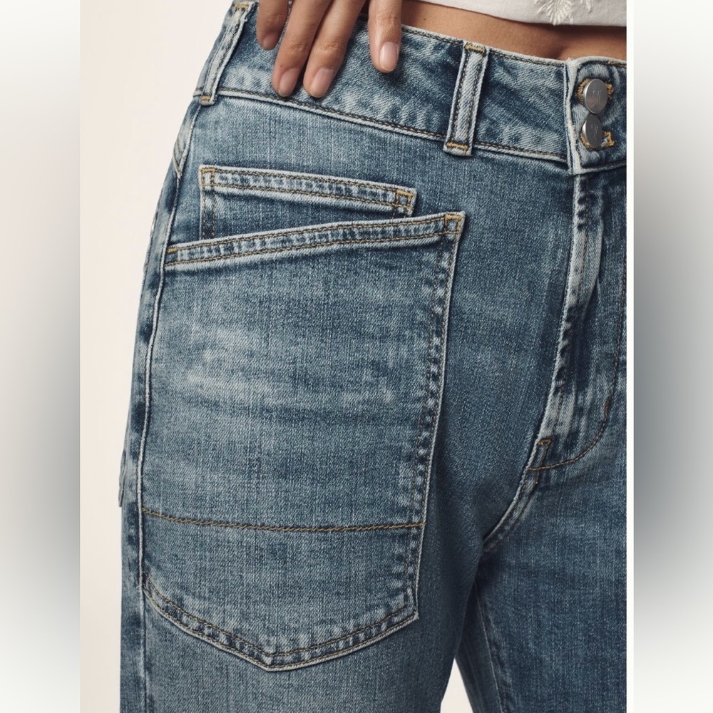 Pilcro: Wander Jeans Mid-rise Relaxed Jeans - Picture 3 of 8